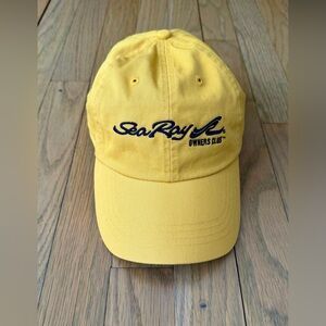 Sea Ray Owners Club Yellow Embroidered Cap